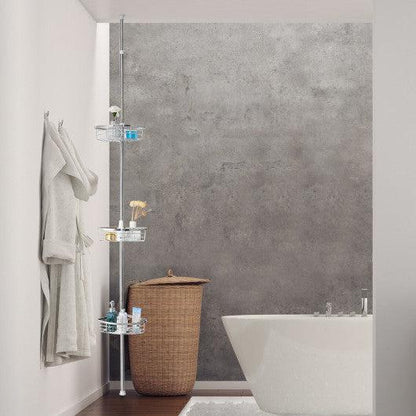 Costway 3-Tier Stainless Steel Adjustable Corner Shower Storage Shelf