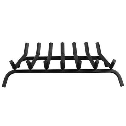 Costway 30" Iron Fireplace Log Grate Firewood Burning Rack