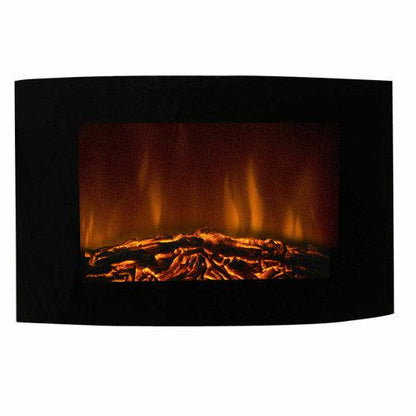 Costway 35" Large 1500w Adjustable Electric Wall Mount Fireplace Heater