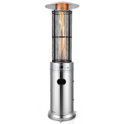 Costway 40,000 BTU Stainless Steel Round Glass Tube Patio Heaters