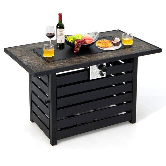 Costway 42" 60,000 BTU Rectangular Propane Fire Pit Table