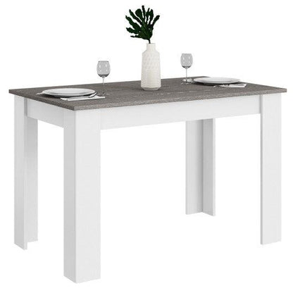 Costway 47" Dark Gray Dining Table for Kitchen and Dining Room