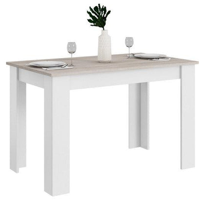 Costway 47" Light Gray Dining Table for Kitchen and Dining Room