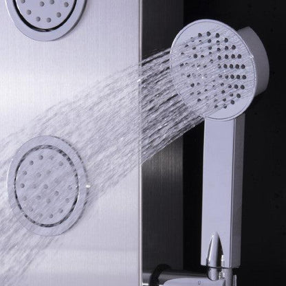 Costway 47" Stainless Shower Panel with Massage Jets Hand Shower 
