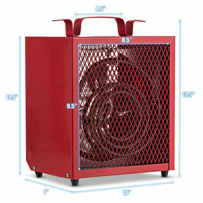 Costway 4800 W Portable Construction Garage Heater with Adjustable Thermostat