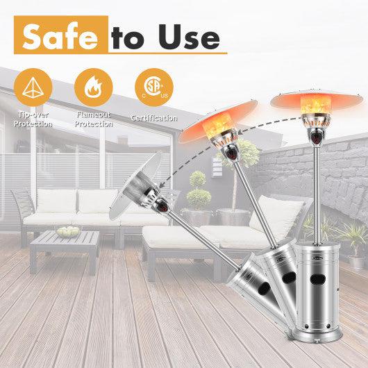 Costway 48,000 BTU Patio Heater with Simple Ignition System