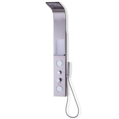 Costway 57" Stainless Steel Massage Jets Hand Shower Shower Panel