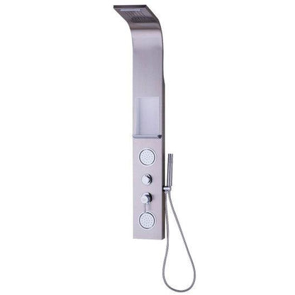 Costway 57" Stainless Steel Massage Jets Hand Shower Shower Panel
