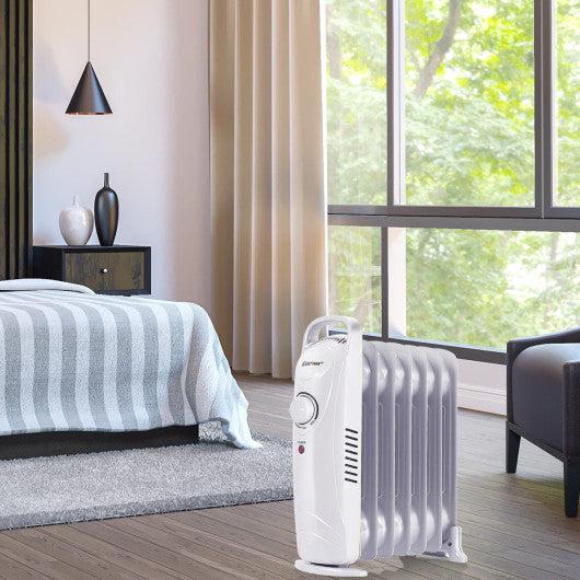 Costway 700W Heater Portable Electric Oil Filled Radiator