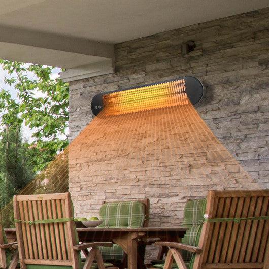 Costway 750W/1500W Wall Mounted Infrared Heater with Remote Control
