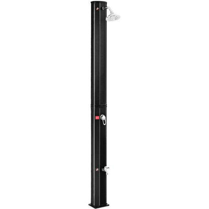 Costway 7.2 Feet Adjustable Outdoor Solar Heating Shower Head