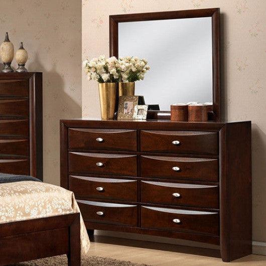 Costway 8 Drawers Luxury Bedroom Dresser Mirror Storage set