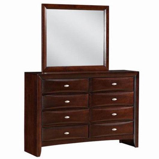 Costway 8 Drawers Luxury Bedroom Dresser Mirror Storage set