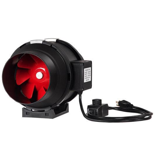 Costway 8" Inline Duct Fan Ventilation Exhaust Plastic Fan