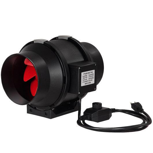 Costway 8" Inline Duct Fan Ventilation Exhaust Plastic Fan