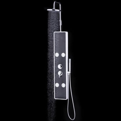 Costway Bathroom ABS Shower Panel with Massage Jets & Hand Shower 