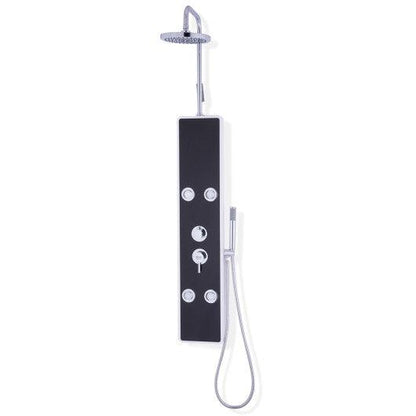 Costway Bathroom ABS Shower Panel with Massage Jets & Hand Shower 