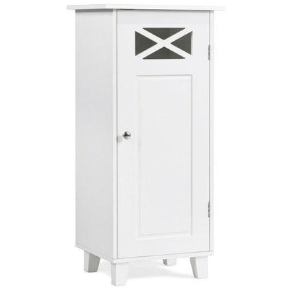 Costway Bathroom Cabinet Free Standing Storage Side Table Organizer