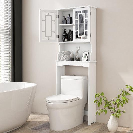 Costway Bathroom Spacesaver Over the Toilet Door Storage Cabinet