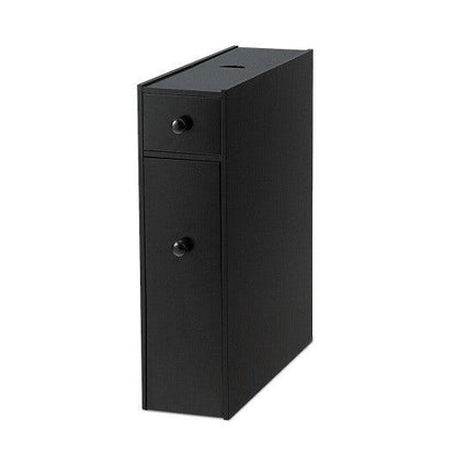 Costway Black Bathroom Cabinet Space Saver Storage Organizer