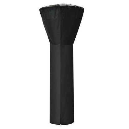 Costway Black Patio Waterproof Heater Cover with Zipper and Storage Bag