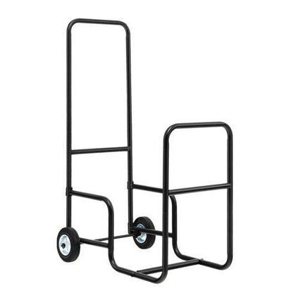Costway Firewood Log Cart Carrier with Anti-Slip and Wear-Resistant Wheels