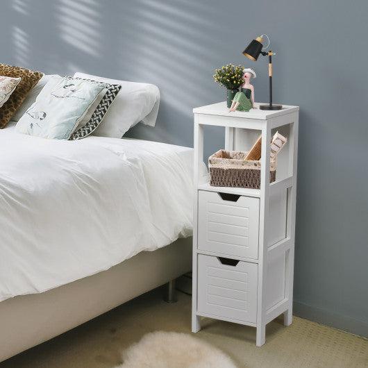 Costway Floor Cabinet Multifunction Storage Rack Stand Organizer