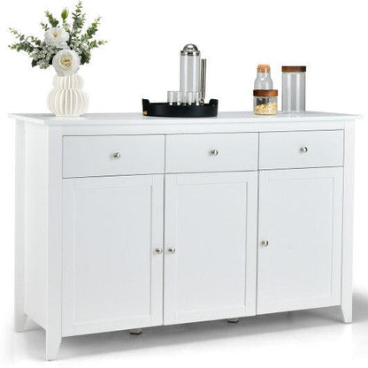 Costway Kitchen Wooden Storage with 3 Drawers