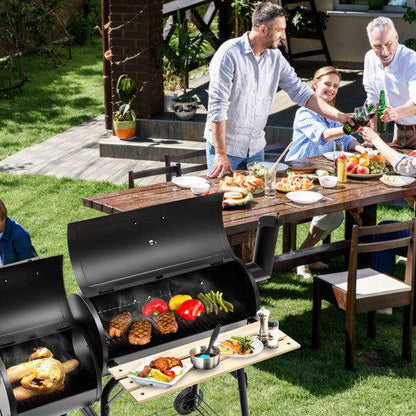 Costway Outdoor BBQ Grill Barbecue Pit Patio Cooker