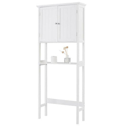 Costway Over The Toilet Bathroom Storage Space Saver with Shelf