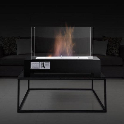 Costway Stainless Steel Portable Tabletop Ventless Bio Ethanol Fireplace