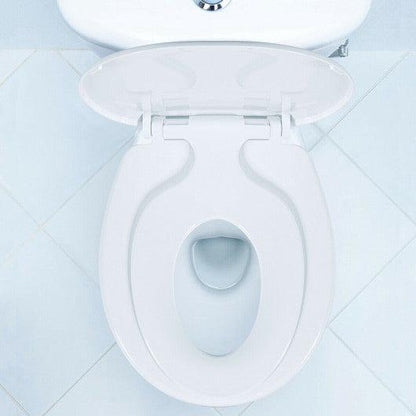 Costway Toddlers & Adult Round Toilet Seat with Built-in Potty