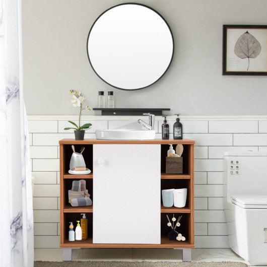 Costway Under Sink Cabinet Bathroom Spacesaver Storage Cabinet