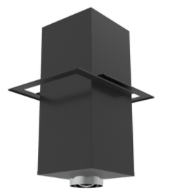 Country Stoves Black Cathedral Ceiling Support