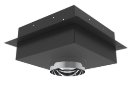 Country Stoves Black Standard Ceiling Support