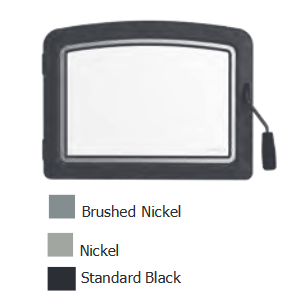 Country Stoves Brushed Nickel Face Plate
