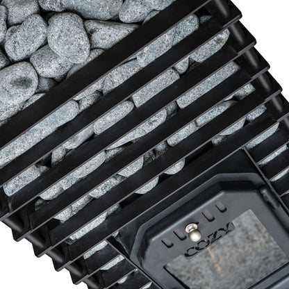 Cozy Heat Quattro 12kW Floor Mounted Sauna Stove