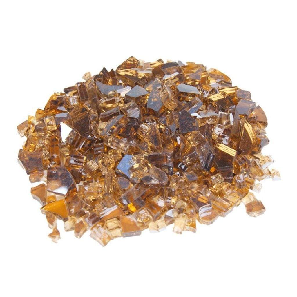 Crushed Copper Reflective Fire Glass Media