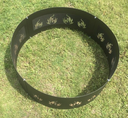 Custom Firescreen Fire Burn 36" Outdoor Fire Ring