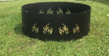 Custom Firescreen Flame Fire Ring