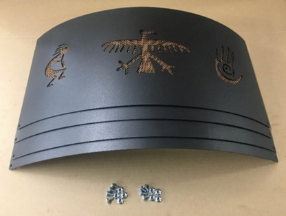 Custom Firescreen Petroglyph 36" Outdoor Fire Ring