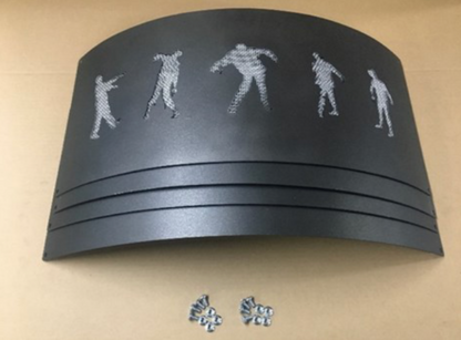 Custom Firescreen Zombie 36" Fire Ring