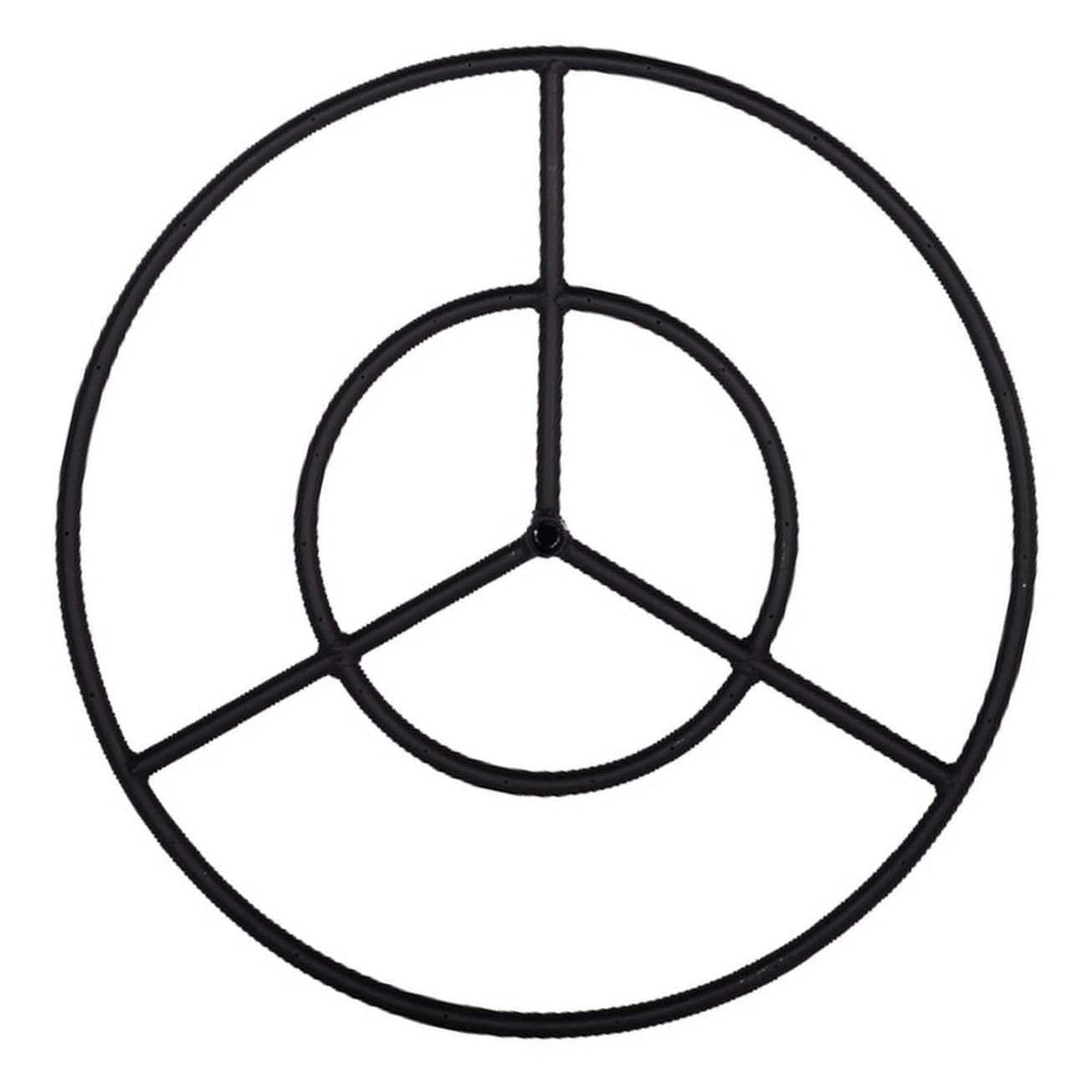 Dagan Industries 12" Black Steel Fire Ring