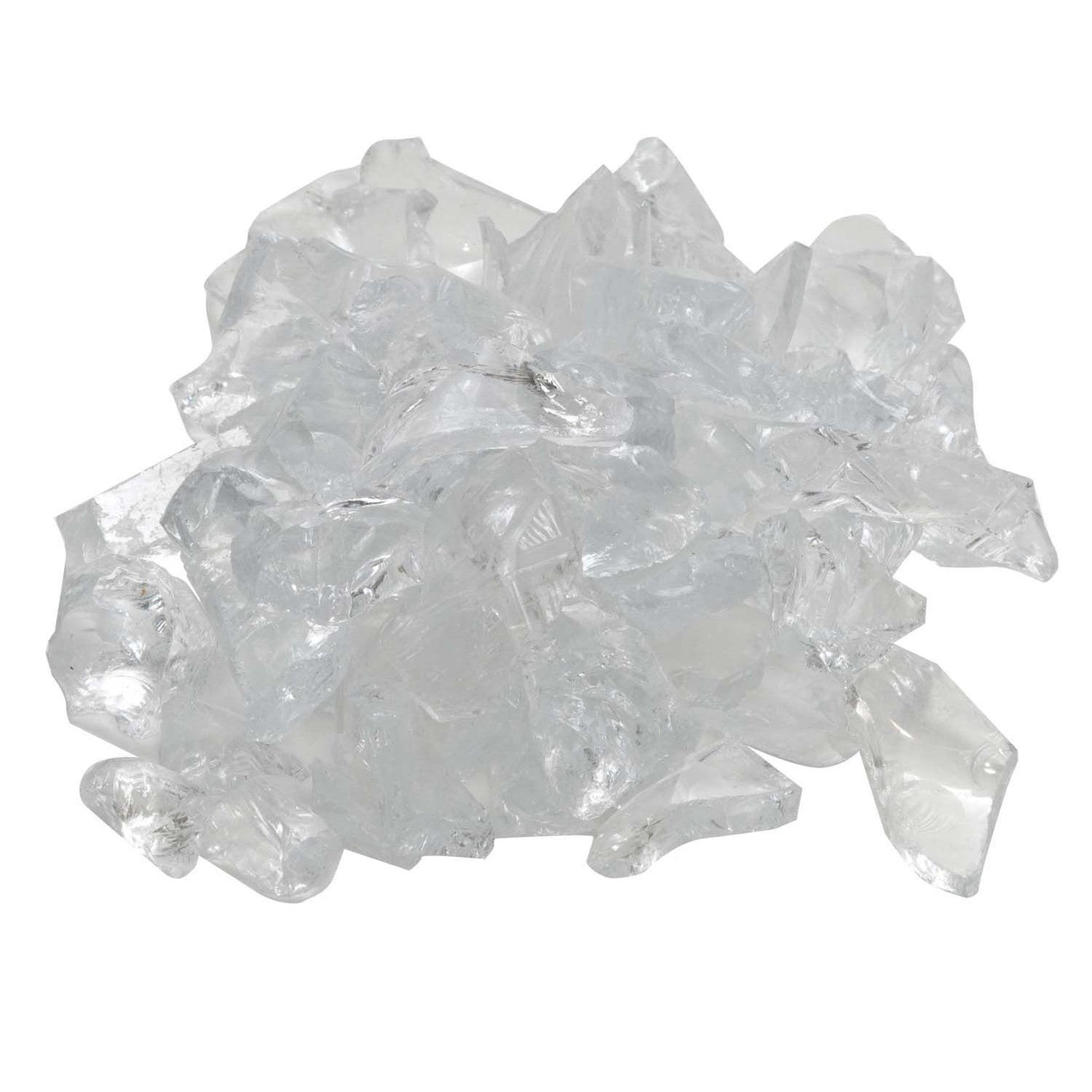 Dagan Industries 1/2" to 3/4" Crystal Fire Glass (10 lbs)