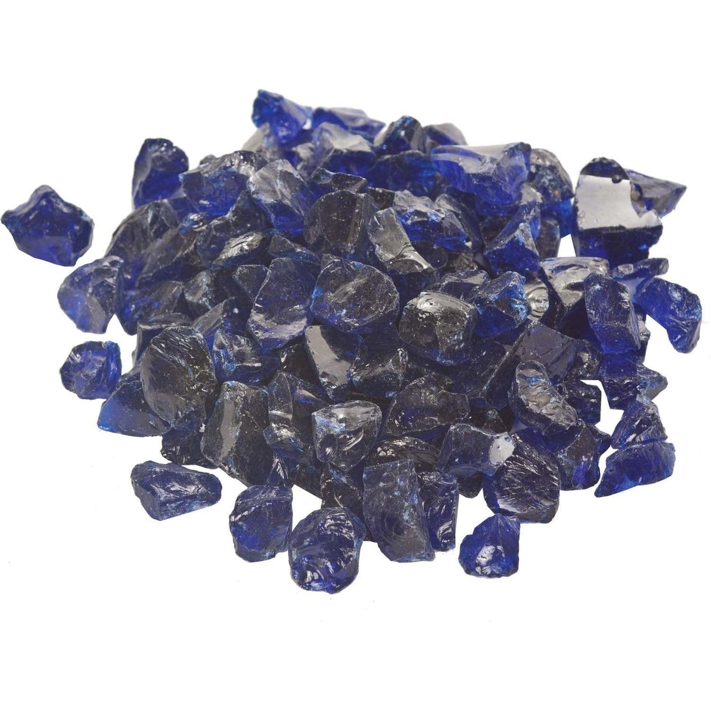 Dagan Industries 1/2" to 3/4" Dark Blue Fire Glass (10 lbs)