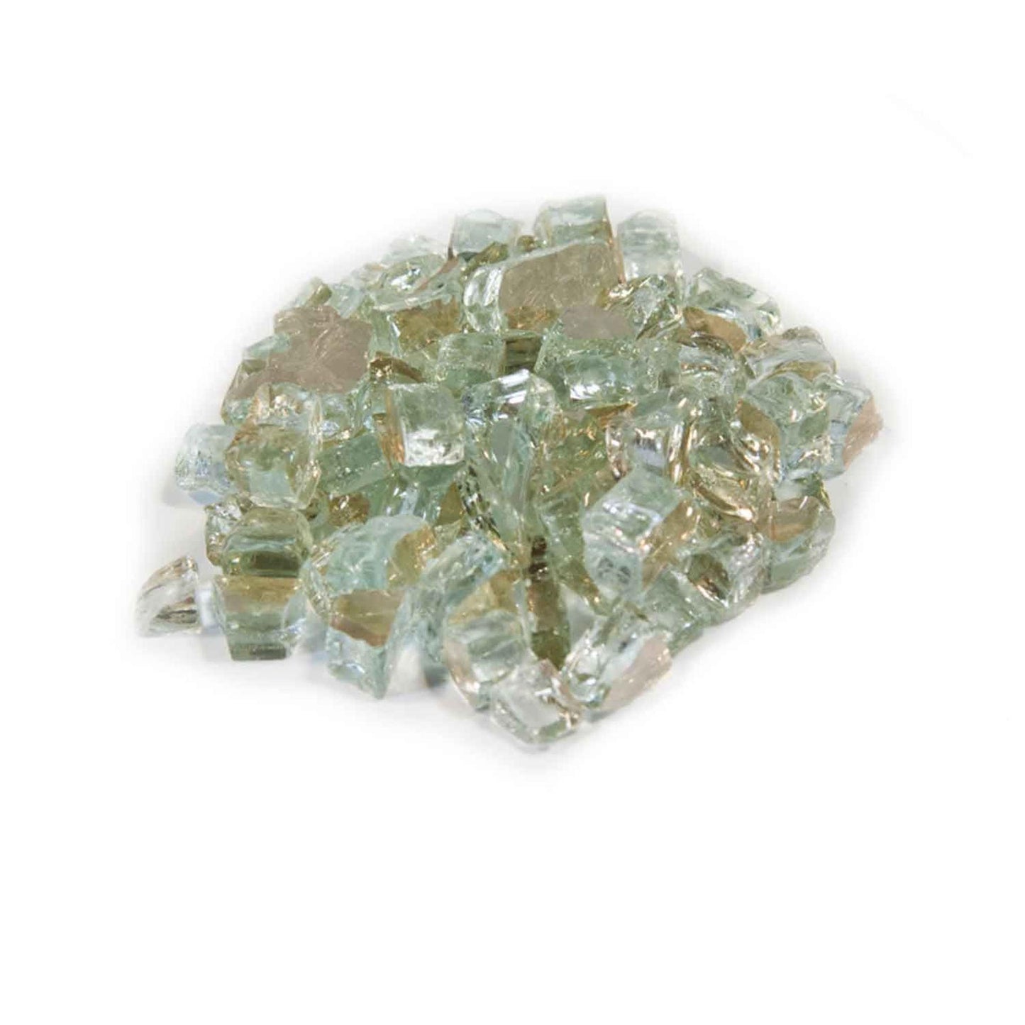 Dagan Industries 1/4" Crystal Reflective Fire Glass (10 lbs)