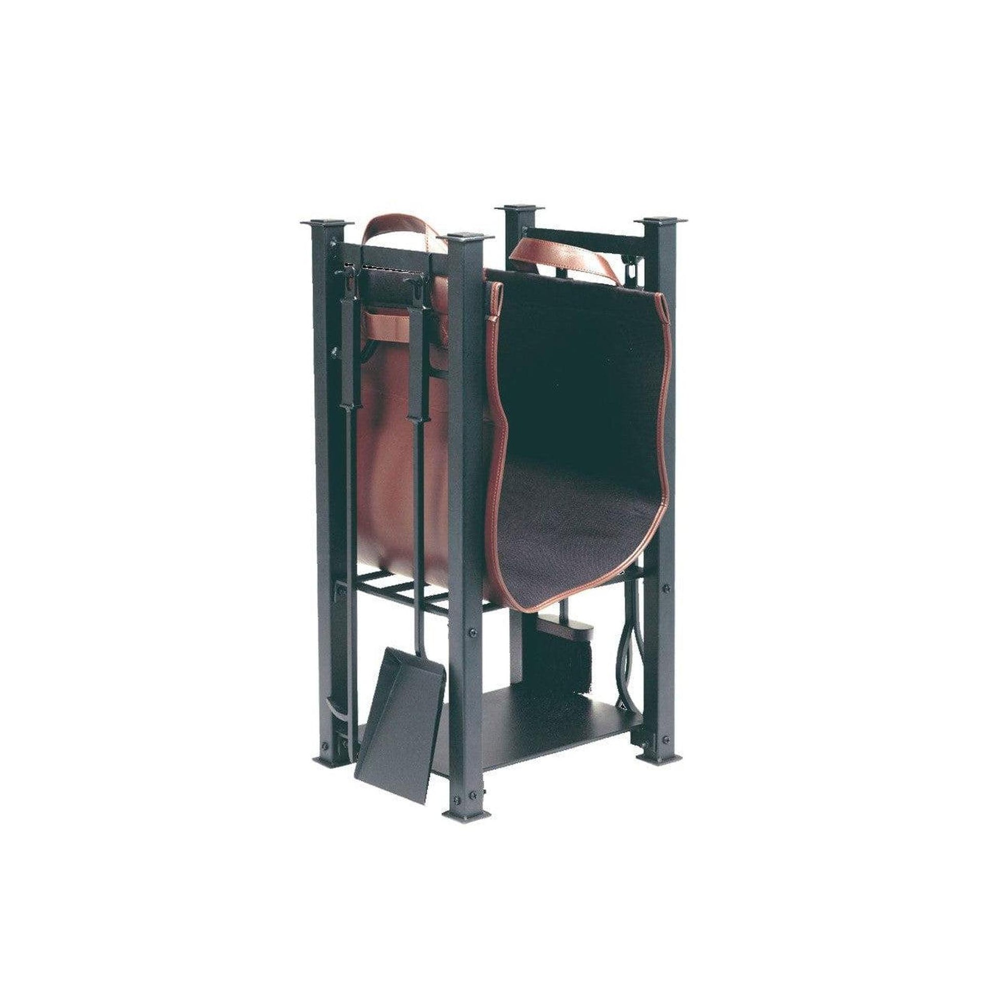 Dagan Industries 16" x 27" Black 6-Piece Log Holder