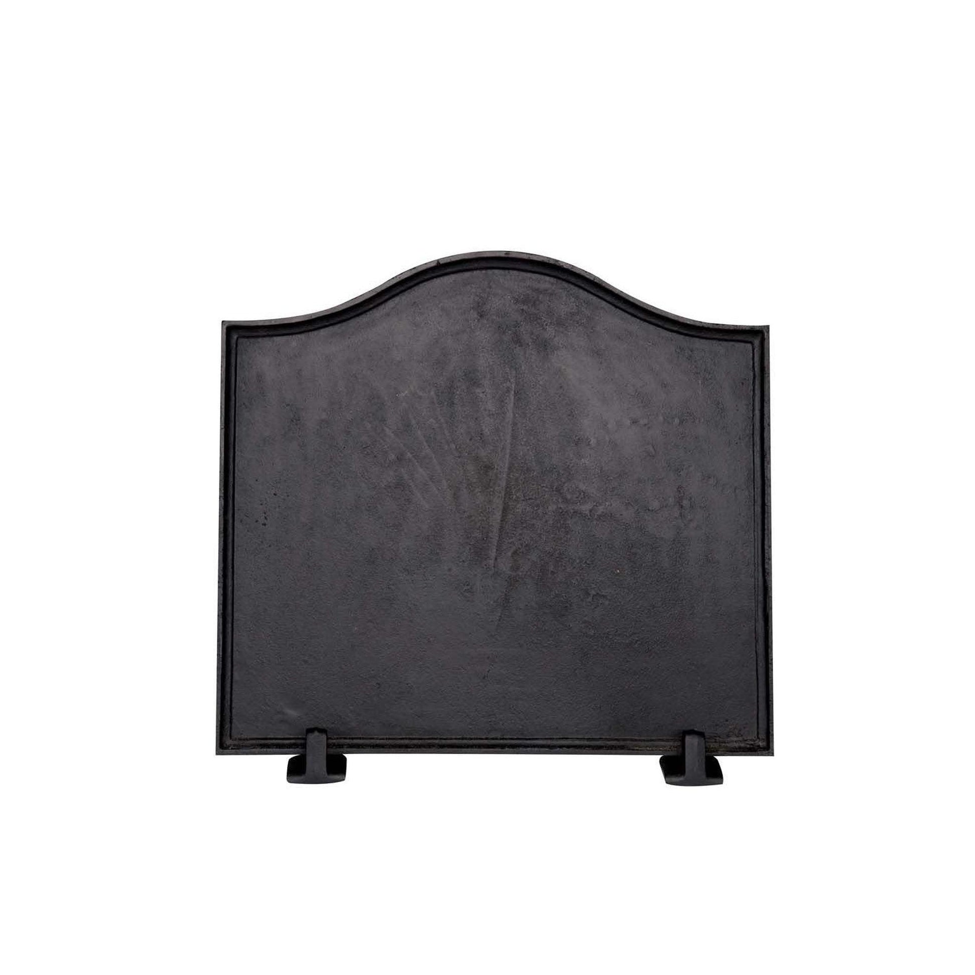 Dagan Industries 17" x 16" Black Cast Iron Plain Fireback