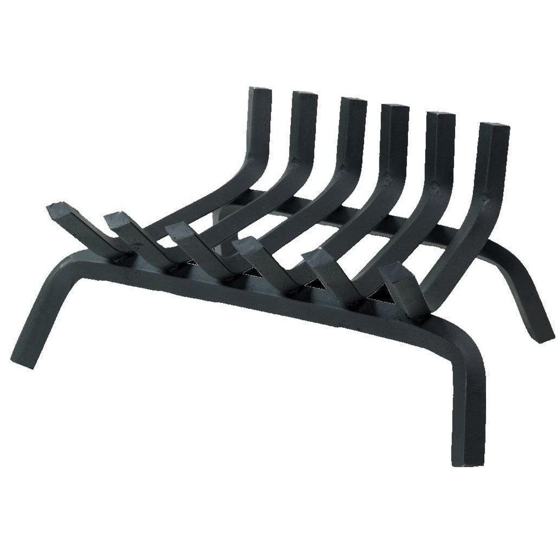 Dagan Industries 18" Black Steel Zero Clearance Style 6-Bars Fireplace Grate