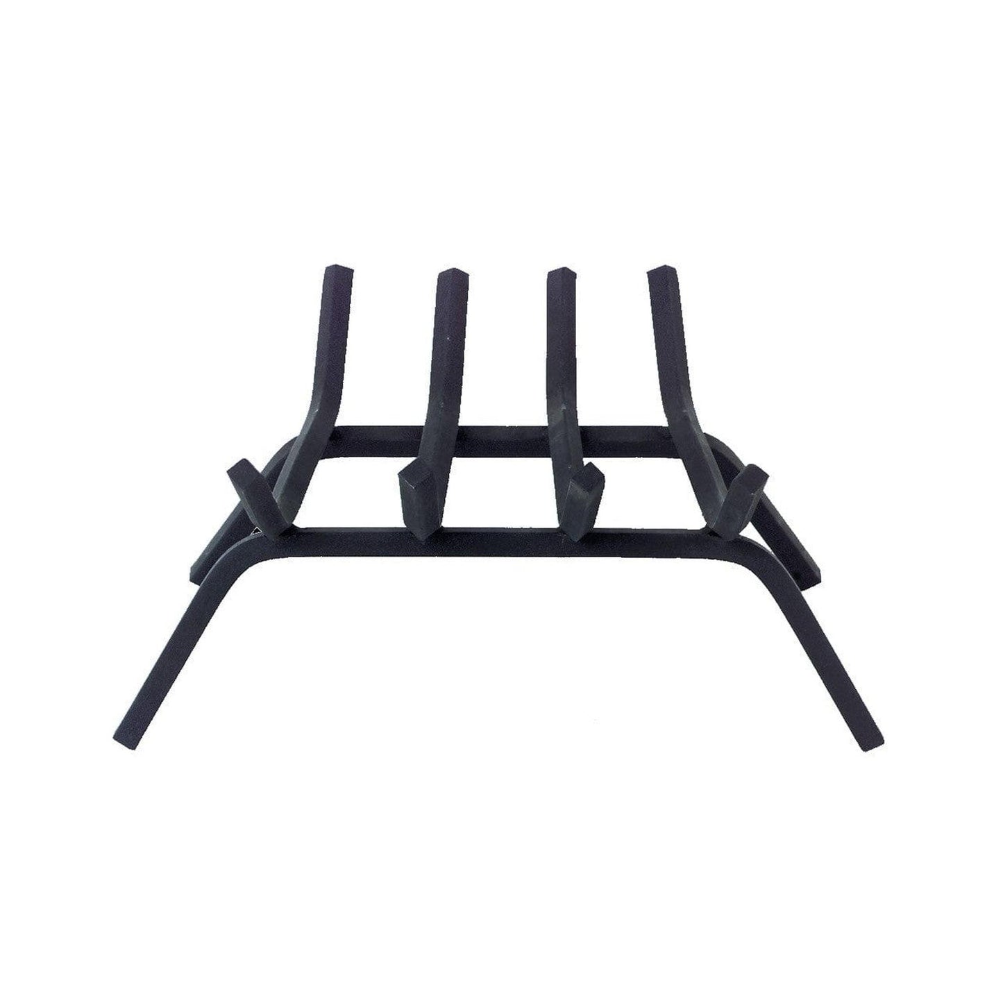 Dagan Industries 18" x 5/8" Square Black Steel 4-Bar Fireplace Grate